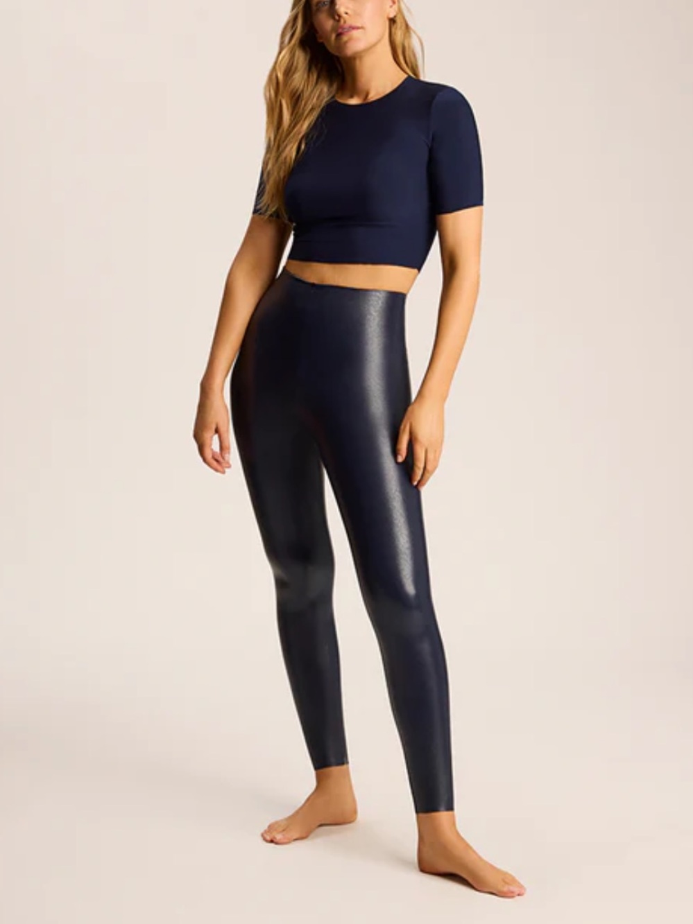 Commando Control Faux Leather Leggings Small - Picture 2 of 7